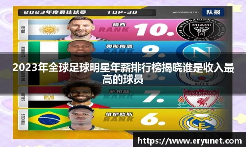 2023年全球足球明星年薪排行榜揭晓谁是收入最高的球员